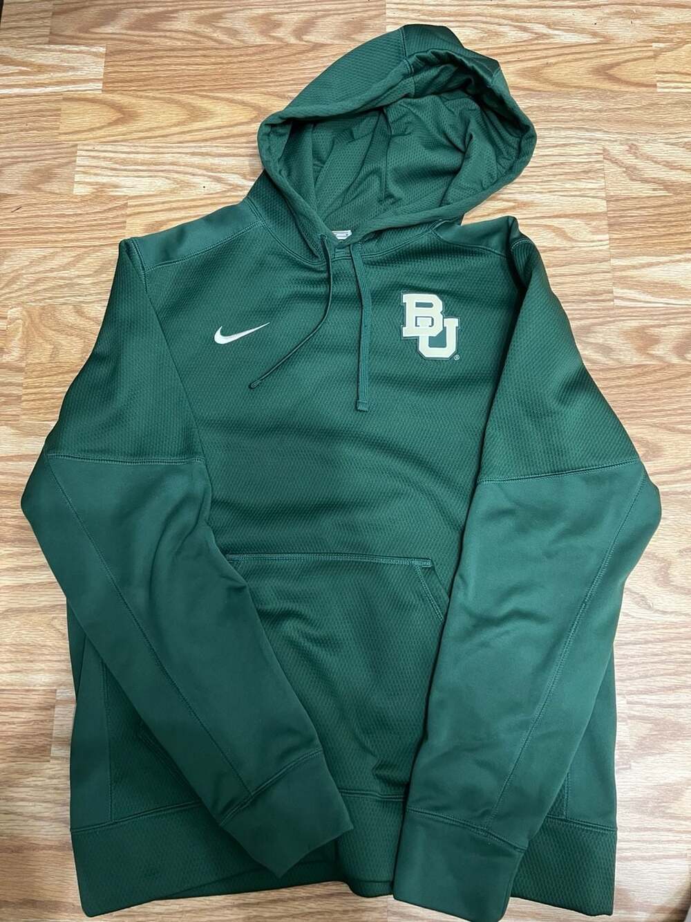 Nike Baylor Bears Therma-Fit Green Pullover Hoodie Sweatshirt Men's Medium